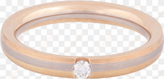 tri-colour diamond wedding band - タングステンリング pink 19号 代引不可