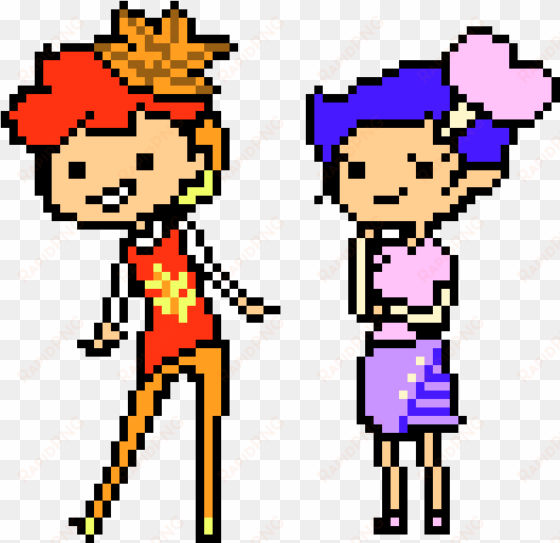 trickster timon and bianca - cartoon