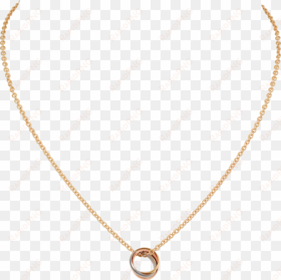 trinity necklacewhite gold, yellow gold, pink gold - trinity de cartier necklace