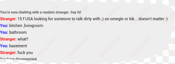 trolling all the way - omegle