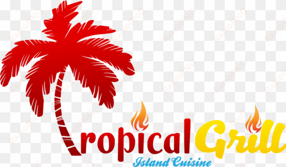 tropical grill island cuisine - grill tropical logo