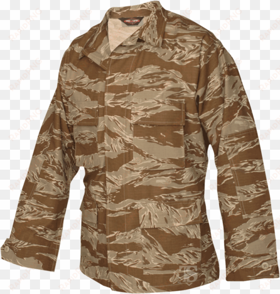 tru spec coat - desert tiger stripe camo