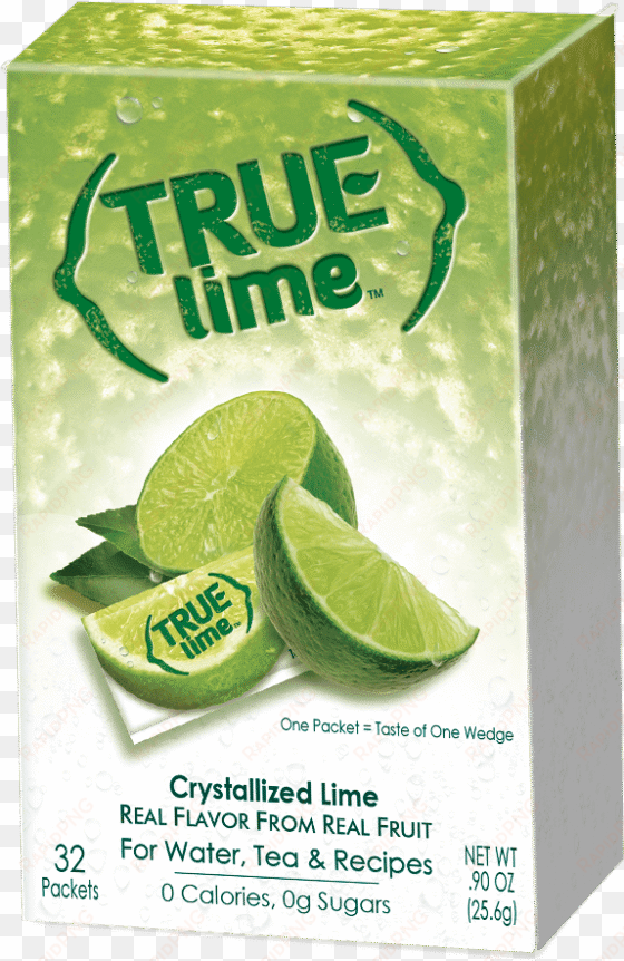 true lime mix 32 pkts - true citrus crystallized lime 32 packets - all natural,