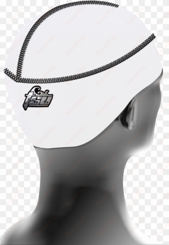 tsurag 1 white stringless durag large / extra large-brush - tsurag durags