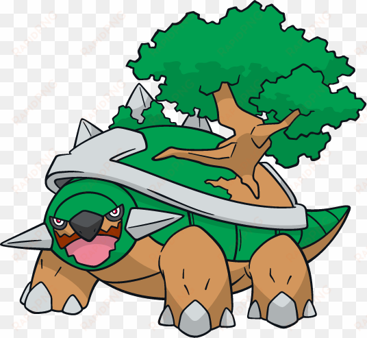 turtwig, the tiny leaf pokémon, is the grass-type pokémon - pokemon torterra dream world