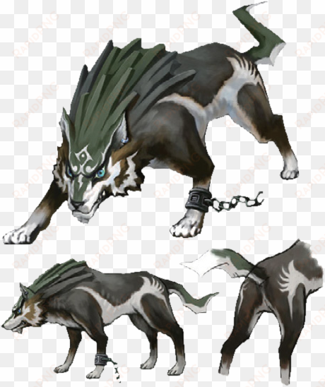 twilight princess artwork wolf link - link twilight princess wolf