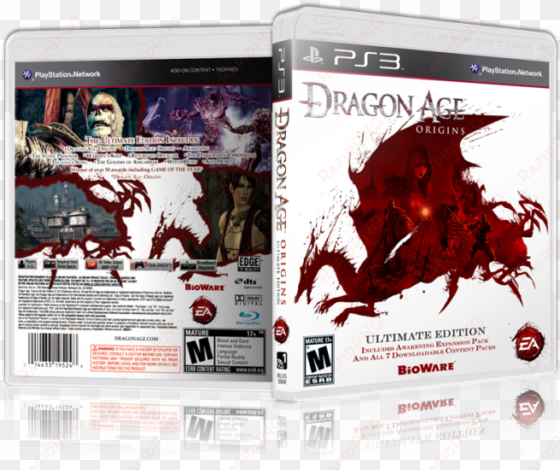 ultimate edition box art cover - dragon age: origins awakening [pc game]
