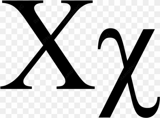 unicode greek letter or new greek letter - chi greek letter