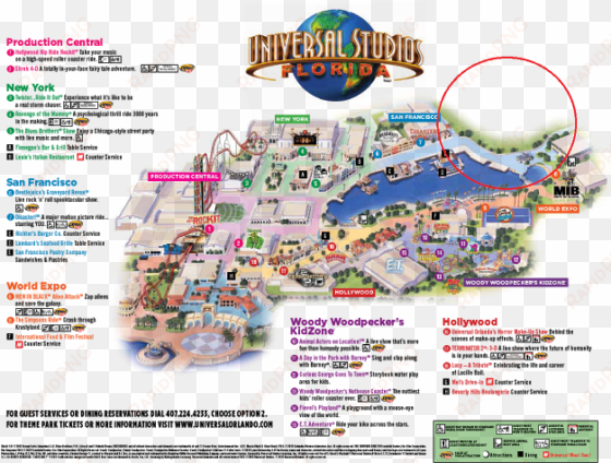 universal studios florida melhor de orlando - mapa universal studios 2017