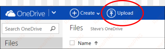 upload a document or picture to onedrive - onedrive