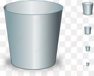 user-trash concept - flowerpot