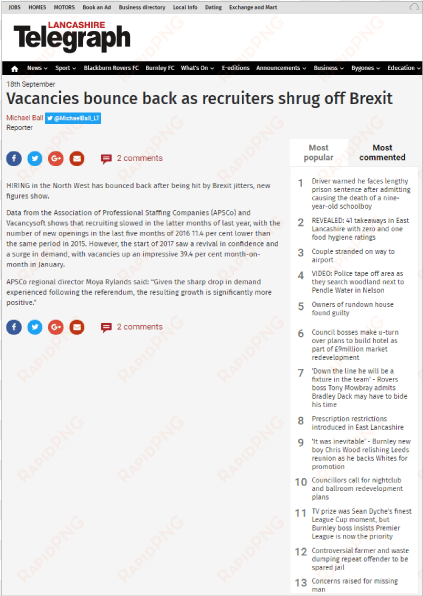 vacancysoft & apsco northern england report featured - england