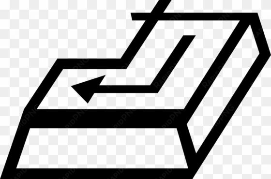 vector illustration of computer keyboard enter key - computer keyboard