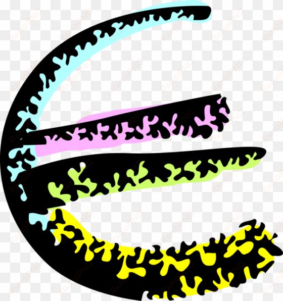 vector illustration of euro symbol official currency