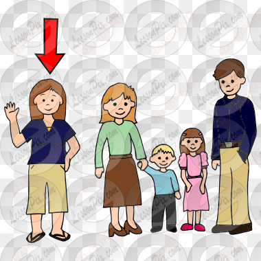 vector transparent stock aunt clipart - aunt clipart