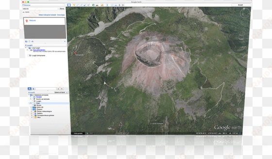 vesuvio - google maps topo to revit