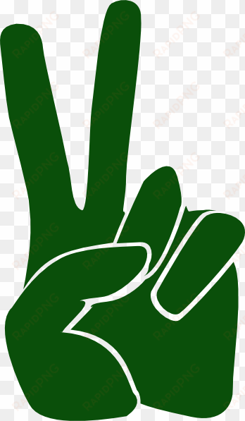 victory sign clipart