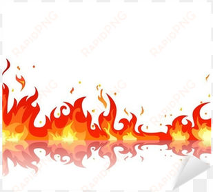 vinilo pixerstick reflejada llama de fuego • pixers® - fire vector background