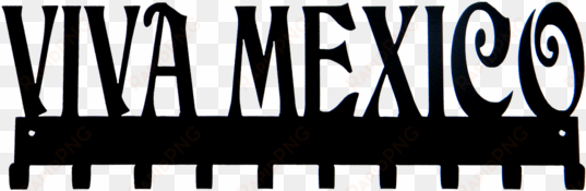 viva mexico black 10 hook medal display hanger - imagenes png viva mexico