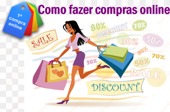 você vê tantas ofertas Ótimas nos sites de vendas e - shopping girl