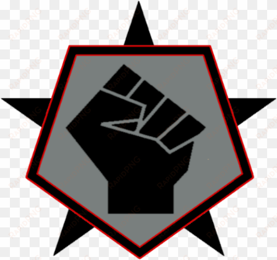 volosia black hand logo - black lives matter fist