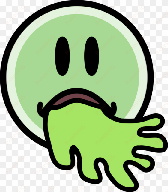 vomiting smiley computer icons emoticon face - vomit clipart