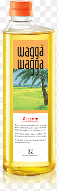 wagga wagga superfry oil bottle - waga waga oil