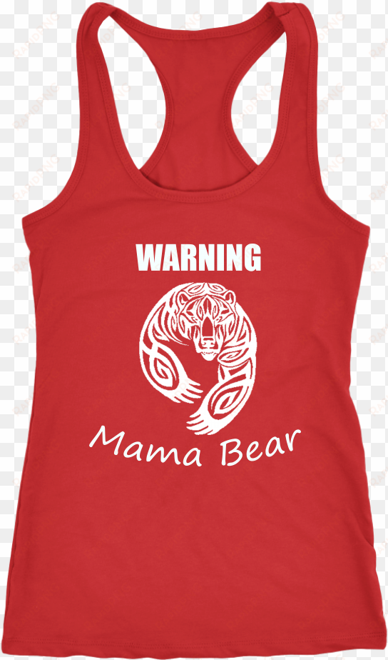 warning mama bear celtic - vegan quotes t shirt