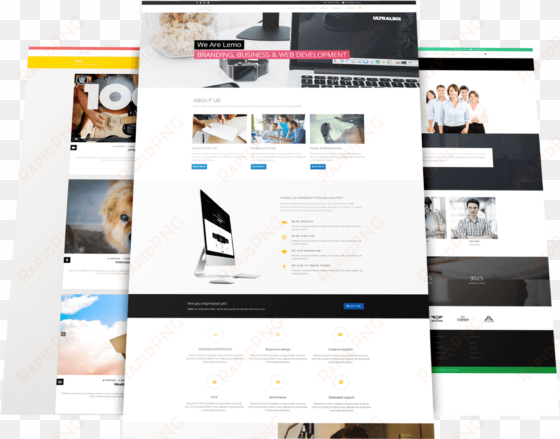 warptheme lemo free business joomla template - template