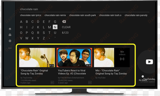 watch youtube on your tv - television