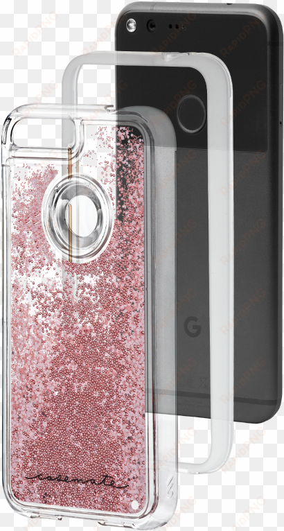 waterfall rose gold case for google pixel xl, made