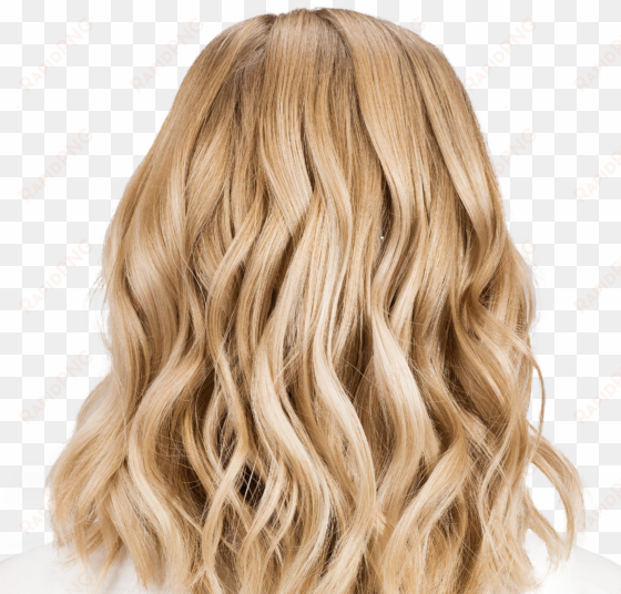 wavy backie - natural blonde hair