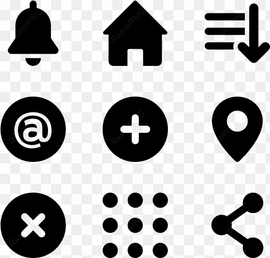 web navigation icons - navigation icons