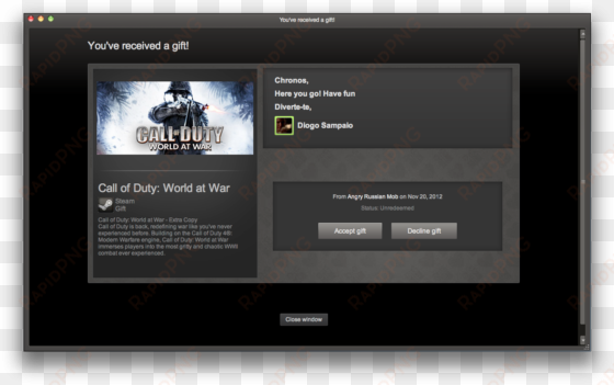 welcome to reddit, - call of duty world at war [ps3 game]