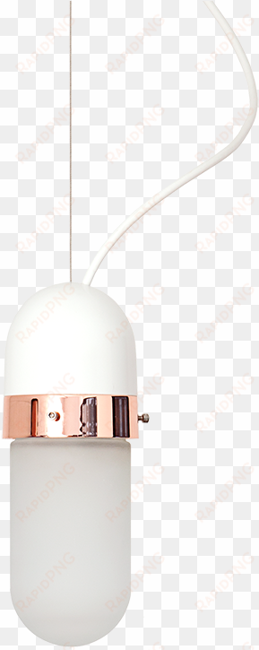 well light pill, white - pendant