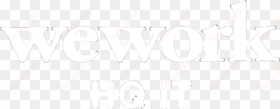 wework logo white transparent