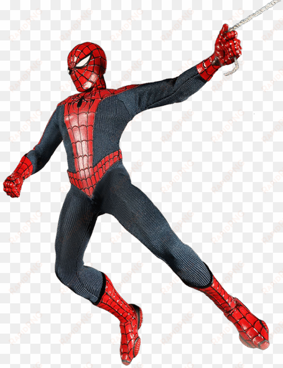 when young peter parker is inadvertently bitten by - spider-man - one:12 collective action figure