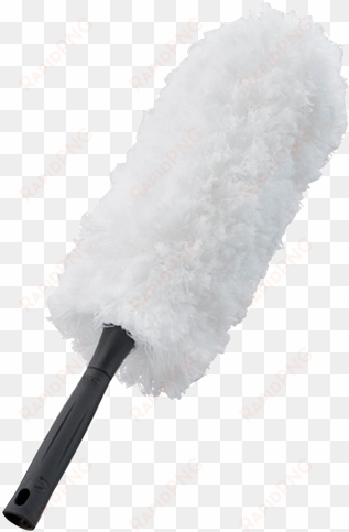 white microfiber feather duster