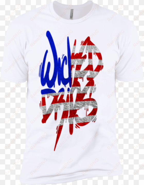 wicked drips murica graffiti le 50 - active shirt