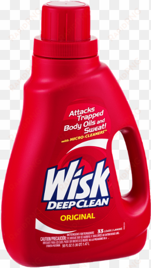 wisk deep clean laundry detergent, 50-ounce