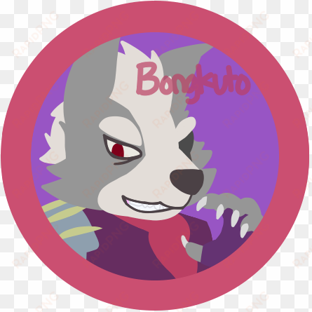 wolf icon - cartoon