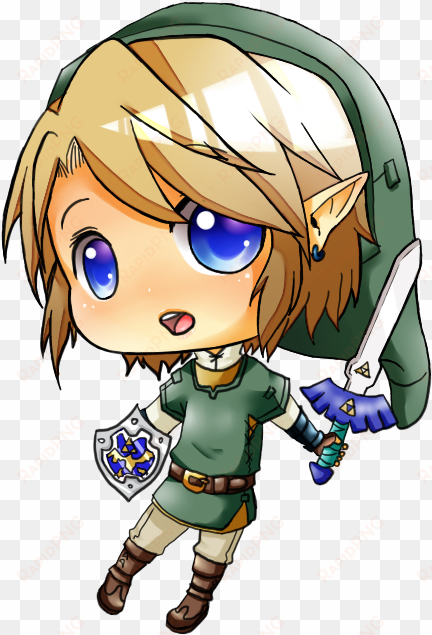wolf link chibi - anime chibi video game