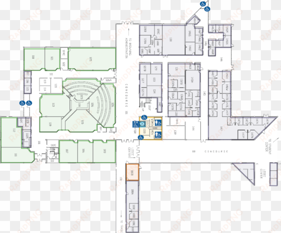 woodbury business building level - floor plan