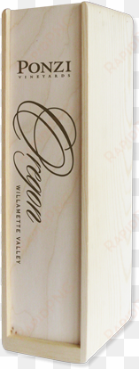 wooden box - single bottle - wooden box