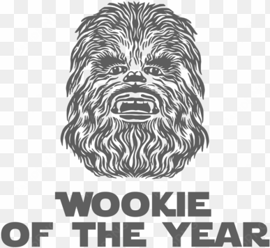 wookie of the year pin back button.