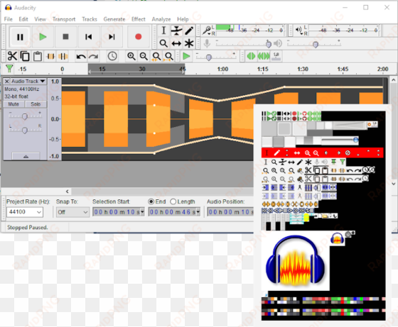 work on theming hots up darkaudacity is a project to - audacity
