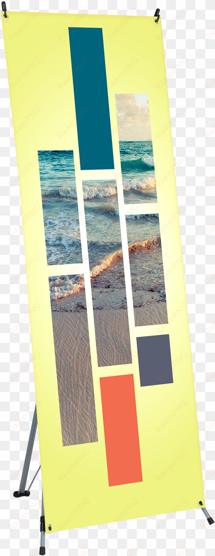 x-stand banner 24″ x 60″ - vinyl banners