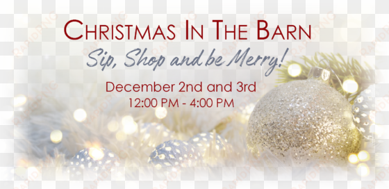 xmas in the barn- things to do frederick md - christmas day