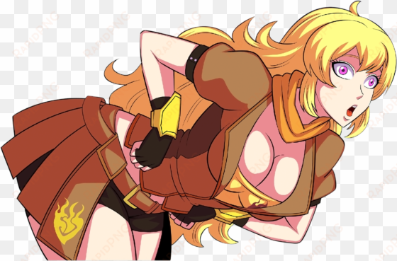 yang xiao long jaune arc cartoon mammal fictional character - yang xiao long hypnosis