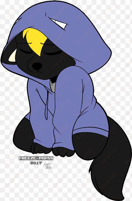 [ych commission] windy muk hoodie - cartoon